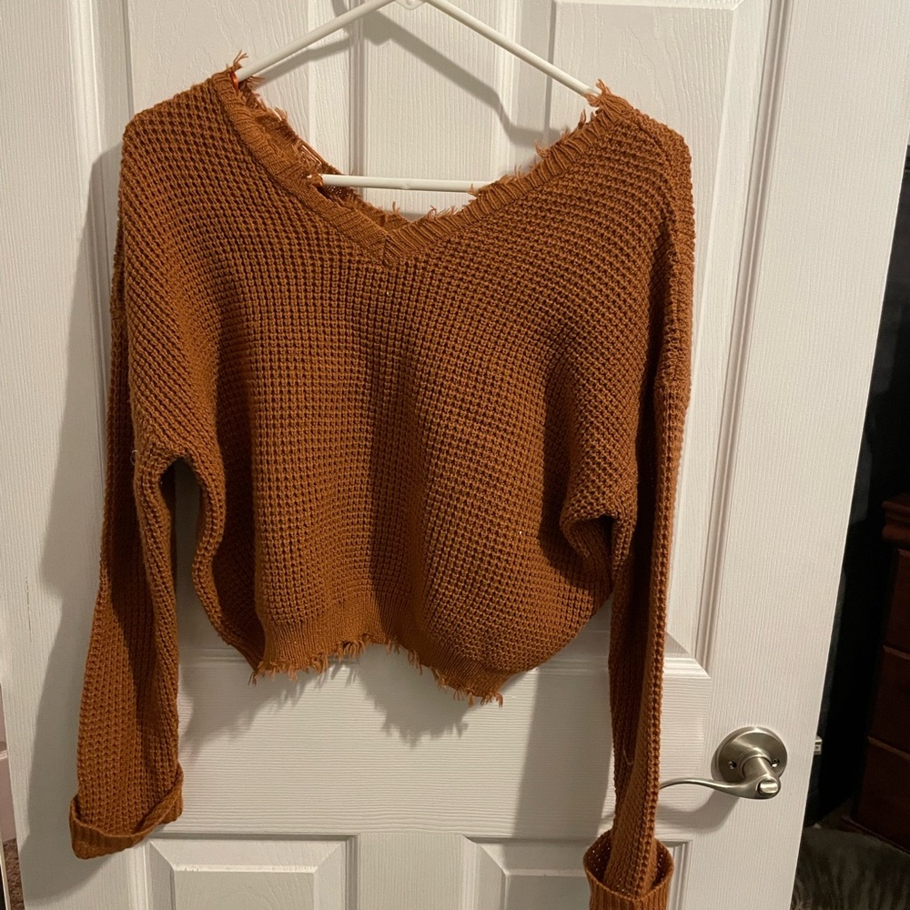 Orange Sweater